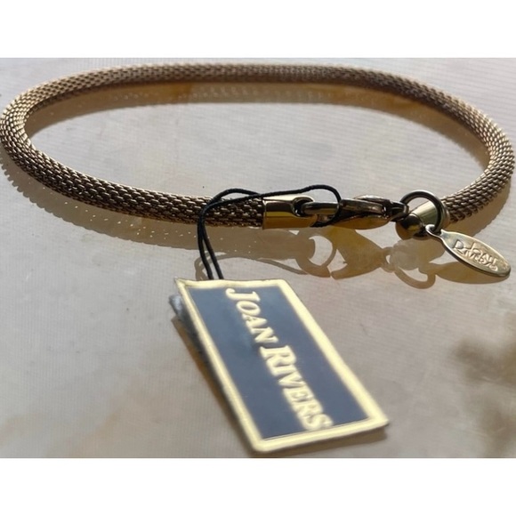 Joan Rivers Herringbone Large Bronze Clasped Western Vintage Bracelet - Picture 4 of 9